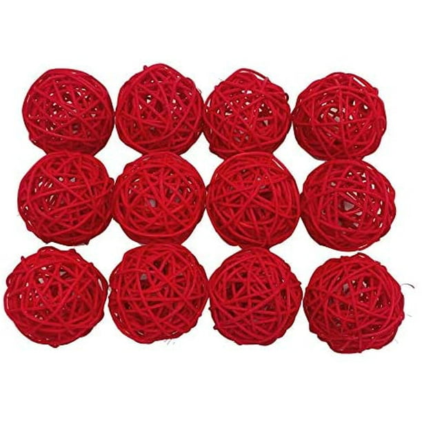 100Pcs Party Colorful Rattan Balls Kindergarten Hanging Ornaments Pendant 3cm⭐ 100Pcs Party Colorful Rattan Balls Kindergarten Hanging Ornaments Pendant 3cm⭐
